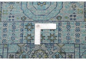 Tappeto Kairo Stilizzato Azzurro Grigio Corsia 80x293 Cm