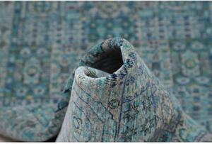 Tappeto Kairo Stilizzato Azzurro Grigio Corsia 80x293 Cm
