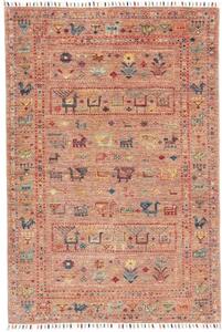 Tappeto Istintia Figurativo Rosso Mattone Blu 100x149 Cm