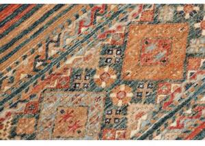 Tappeto Istintia Geometrico Blu Petrolio Terracotta 97x153 Cm