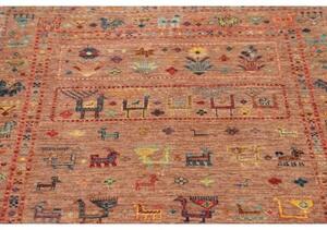 Tappeto Istintia Figurativo Rosso Mattone Blu 100x149 Cm