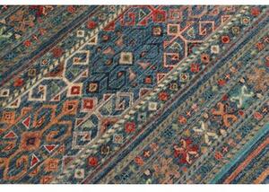 Tappeto Istintia Geometrico Blu Petrolio Terracotta 245x304 Cm