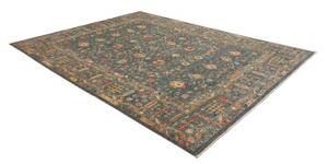 Tappeto Zigler Fine Floreale Verde Petrolio Beige 240x307 Cm