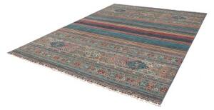 Tappeto Istintia Geometrico Blu Petrolio Terracotta 245x304 Cm