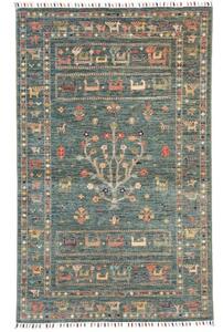 Tappeto Istintia Figurativo Verde Petrolio Multicolore 99x158 Cm