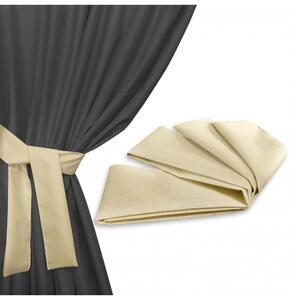 Nastro per fissaggio tende da giardino 160x8 cm beige