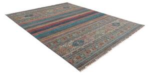 Tappeto Istintia Geometrico Blu Petrolio Terracotta 245x304 Cm
