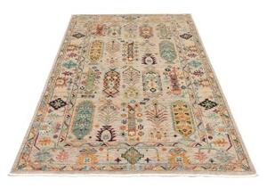Tappeto Floralia Stilizzato Beige Multicolore 120x193 Cm