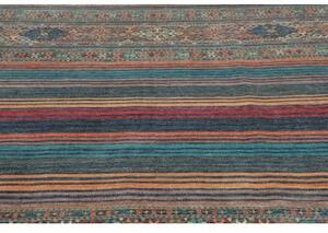 Tappeto Istintia Geometrico Blu Petrolio Terracotta 245x304 Cm