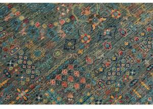 Tappeto Floralia Stilizzato Verde Petrolio Avio 250x307 Cm