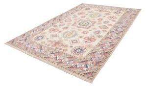 Tappeto Kazak Stilizzato Avorio Blu 195x278 Cm