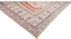 Tappeto Kazak Geometrico Beige Rosso 286x491 Cm