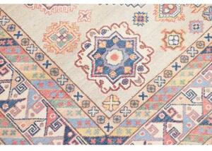 Tappeto Kazak Stilizzato Avorio Blu 195x278 Cm