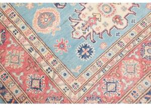 Tappeto Kazak Stilizzato Celeste Corallo 121x178 Cm