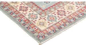 Tappeto Kazak Stilizzato Azzurro Avorio 121x186 Cm