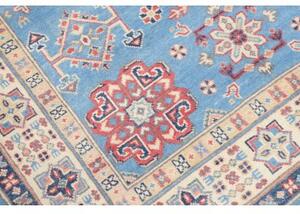 Tappeto Kazak Geometrico Azzurro Beige 122x179 Cm
