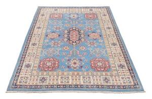 Tappeto Kazak Geometrico Azzurro Beige 122x179 Cm