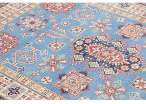 Tappeto Kazak Geometrico Azzurro Beige 122x179 Cm