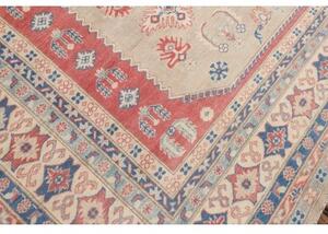 Tappeto Kazak Geometrico Beige Rosso 286x491 Cm