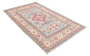 Tappeto Kazak Stilizzato Azzurro Avorio 121x186 Cm