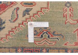 Tappeto Kazak Stilizzato Azzurro Rosso Mattone 100x149 Cm