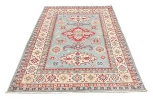 Tappeto Kazak Stilizzato Azzurro Avorio 121x186 Cm