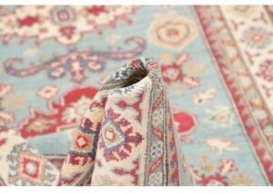 Tappeto Kazak Stilizzato Azzurro Avorio 121x186 Cm
