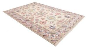 Tappeto Kazak Stilizzato Avorio Blu 195x278 Cm