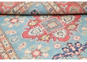 Tappeto Kazak Stilizzato Celeste Corallo 121x178 Cm