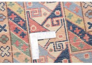 Tappeto Kazak Stilizzato Avorio Blu 195x278 Cm
