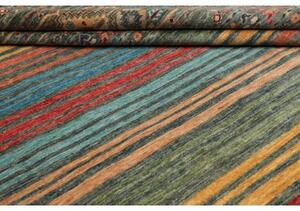 Tappeto Istintia Geometrico Verde Petrolio Blu 276x378 Cm