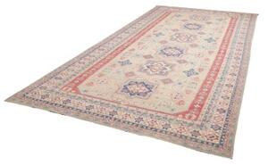 Tappeto Kazak Geometrico Beige Rosso 286x491 Cm
