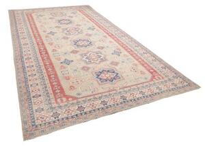 Tappeto Kazak Geometrico Beige Rosso 286x491 Cm
