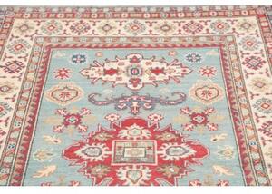 Tappeto Kazak Stilizzato Azzurro Avorio 121x186 Cm