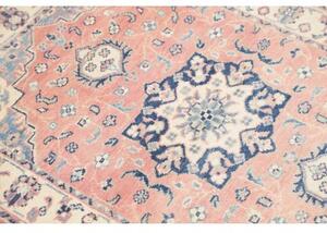 Tappeto Kazak Stilizzato Rosa Antico Blu 84x113 Cm