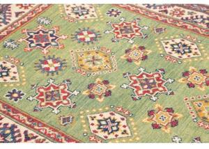 Tappeto Kazak Stilizzato Verde Beige 100x149 Cm