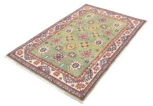 Tappeto Kazak Stilizzato Verde Beige 100x149 Cm