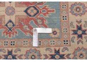 Tappeto Kazak Stilizzato Celeste Avorio 83x126 Cm