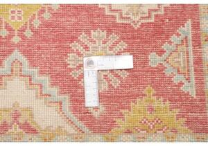 Tappeto Kazak Geometrico Rosso Mattone Avorio 83x124 Cm