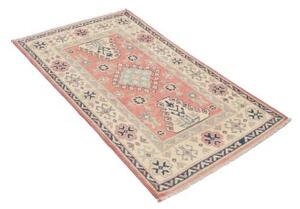 Tappeto Kazak Stilizzato Rosa Antico Avorio 79x131 Cm