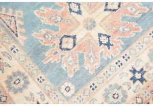 Tappeto Kazak Stilizzato Celeste Avorio 83x126 Cm