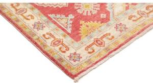 Tappeto Kazak Geometrico Rosso Mattone Avorio 83x124 Cm