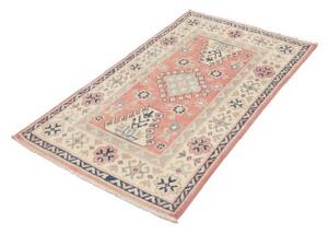 Tappeto Kazak Stilizzato Rosa Antico Avorio 79x131 Cm