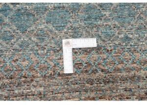 Tappeto Cromopura Geometrico Blu Petrolio Marrone 166x247 Cm