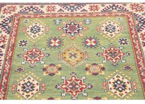 Tappeto Kazak Stilizzato Verde Beige 100x149 Cm