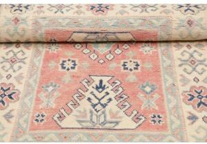 Tappeto Kazak Stilizzato Rosa Antico Avorio 79x131 Cm