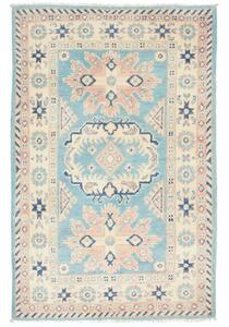 Tappeto Kazak Stilizzato Celeste Avorio 83x126 Cm