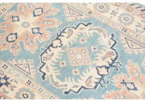 Tappeto Kazak Stilizzato Celeste Avorio 83x126 Cm