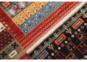 Tappeto Cromopura Geometrico Rosso Nero 119x186 Cm