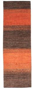 Tappeto Cromopura Geometrico Marrone Arancione Corsia 79x247 Cm